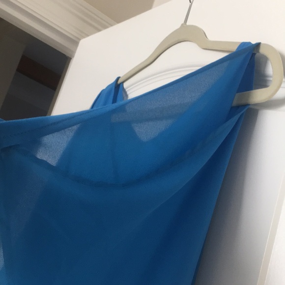 Sheer Blue Top - Picture 2 of 2